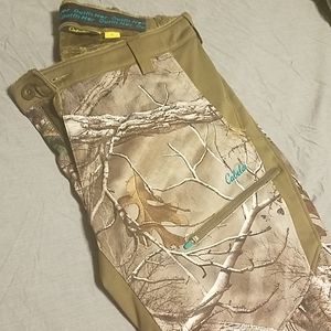 Womens cabelas medium fleece lined real tree